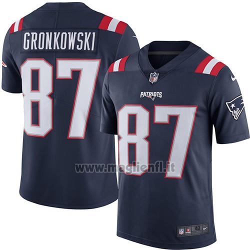 Maglia NFL Legend New England Patriots Gronkowski Profundo Blu